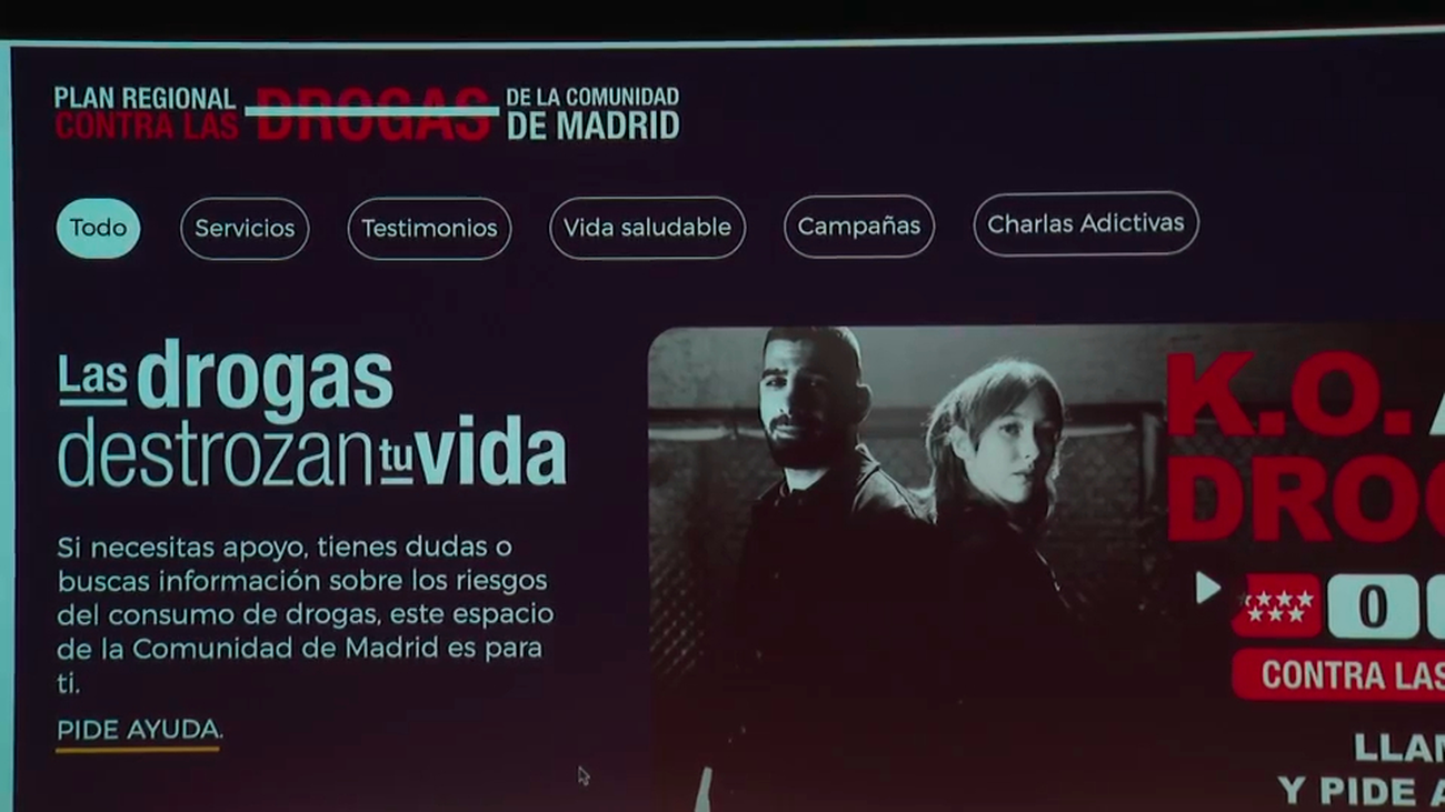 La Comunidad de Madrid presenta la nueva campaña 'K.O a las drogas ...