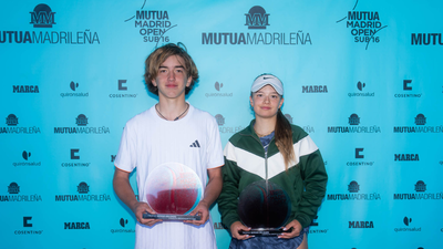 Fernando Fontán y Valeria Martín López, campeones del Mutua Madrid Open sub'16