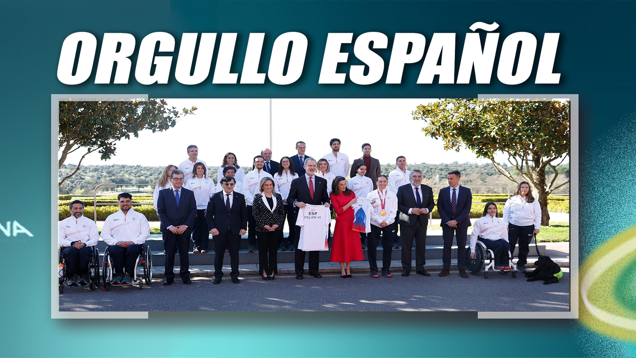 Los Reyes reciben al equipo paralímpico de los Juegos de Invierno Milán-Cortina