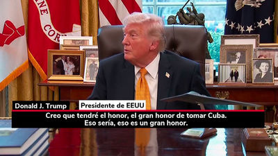 Trump asegura que sería un "gran honor" para él "tomar Cuba"
