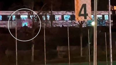 Grafiteros paralizan un tren de Cercanías en Alcorcón tras activar el freno de emergencia