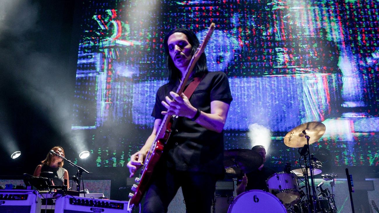 Actuación del grupo Placebo en las Noches del Botánico en 2023