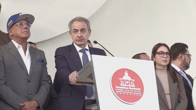 El presidente del parlamento venezolano califica como "campeón de la paz" a Zapatero