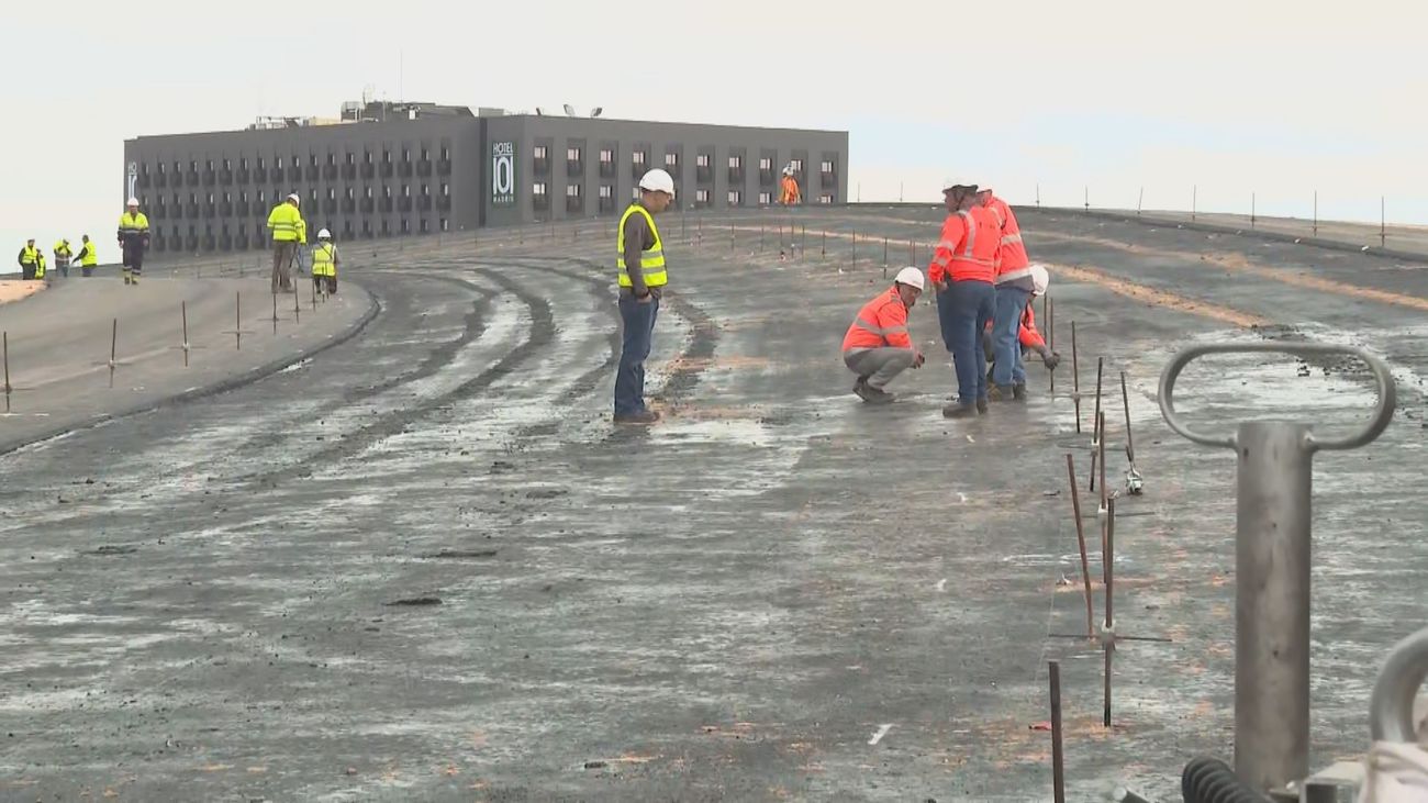 Madring toma forma: comienza el asfaltado de La Monumental, la curva clave del circuito de Fórmula 1 de Madrid