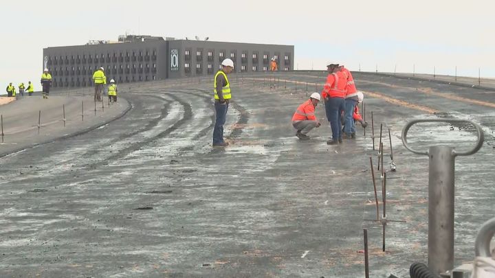 Madring toma forma: comienza el asfaltado de La Monumental, la curva clave del circuito de Fórmula 1 de Madrid