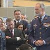 El rey conoce en Albacete las nuevas tecnologías para la defensa aérea española