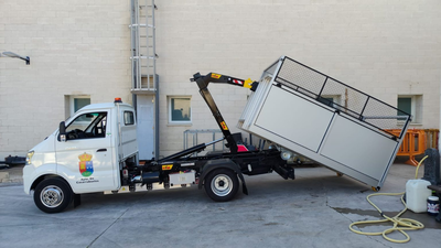 Un camión 100% eléctrico para mejorar los servicios (y el aire) de Casarrubuelos