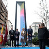 Madrid inaugura en Juan Bravo un monumento a los periodistas caídos por la libertad de expresión
