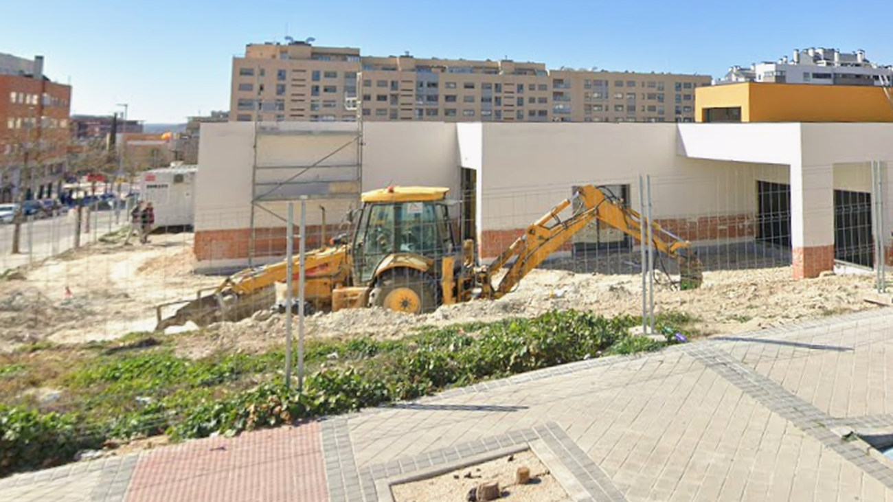Obras del CEIP Mercedes Vera-Hispanidad, en Rivas Vaciamadrid, en 2023