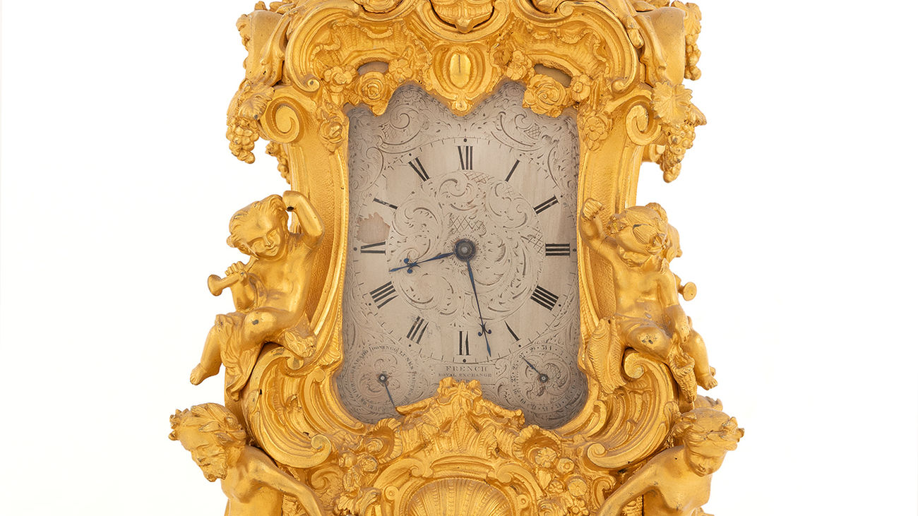 Reloj en la Galería de las Colecciones Reales