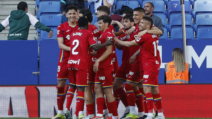 1-2. El Getafe gana al Espanyol y se permite soñar con Europa