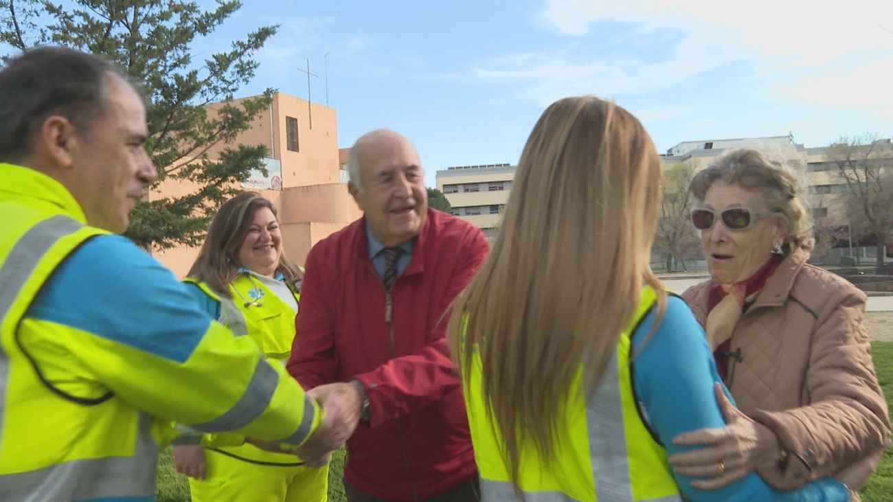 María Jesús y sus "ángeles de la guarda": los sanitarios del SUMMA que le salvaron la vida