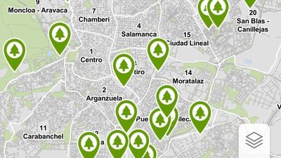 Audioguías y mapas interactivos para descubrir los secretos de 20 parques de Madrid