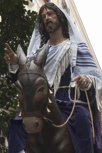 Traslado de "La Borriquita" hacia la Catedral de la Almudena