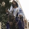 Traslado de 'La Borriquita' hacia la Catedral de la Almudena