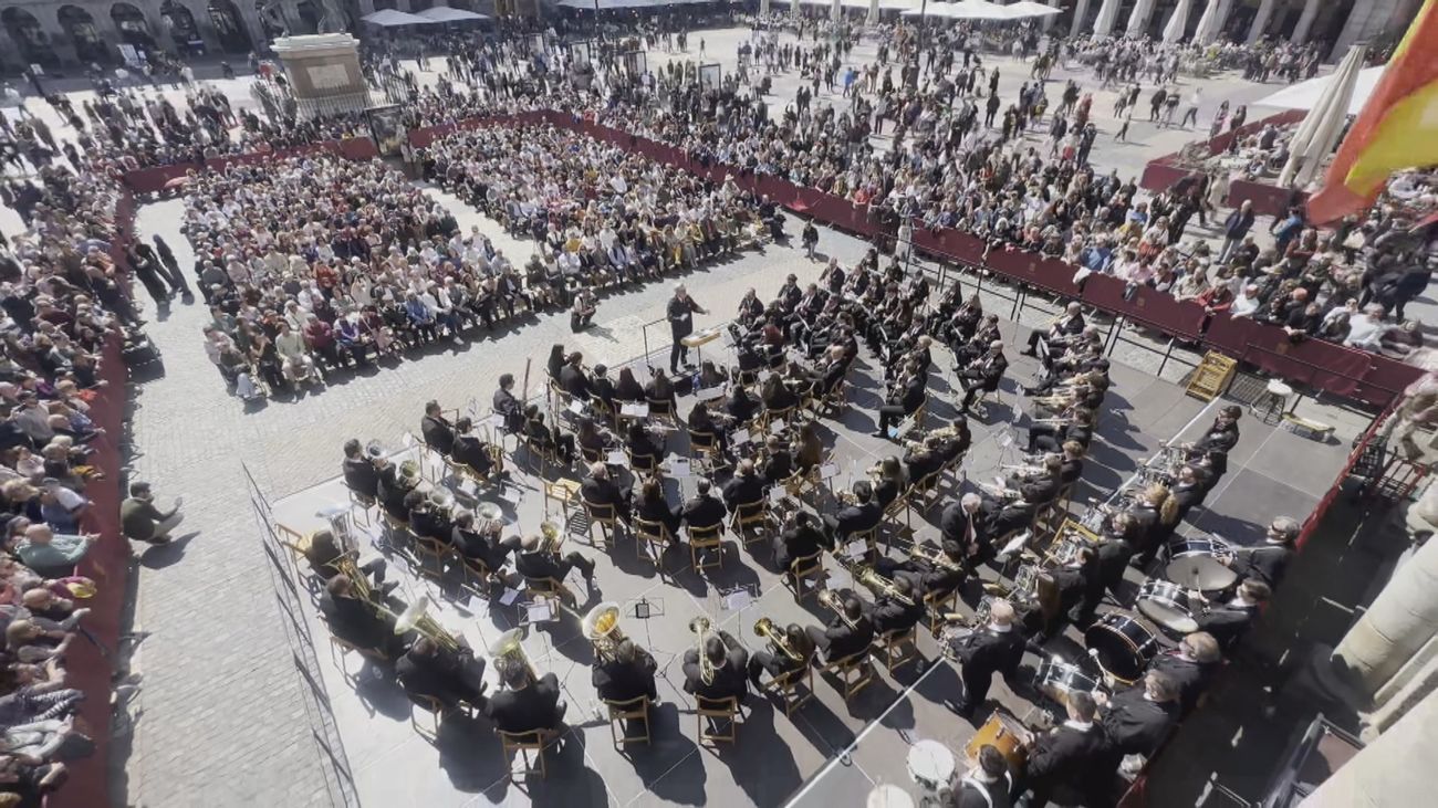 La Plaza Mayor acoge el primer Encuentro de Bandas de Música Procesional