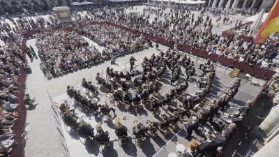 La Plaza Mayor acoge el primer Encuentro de Bandas de Música Procesional