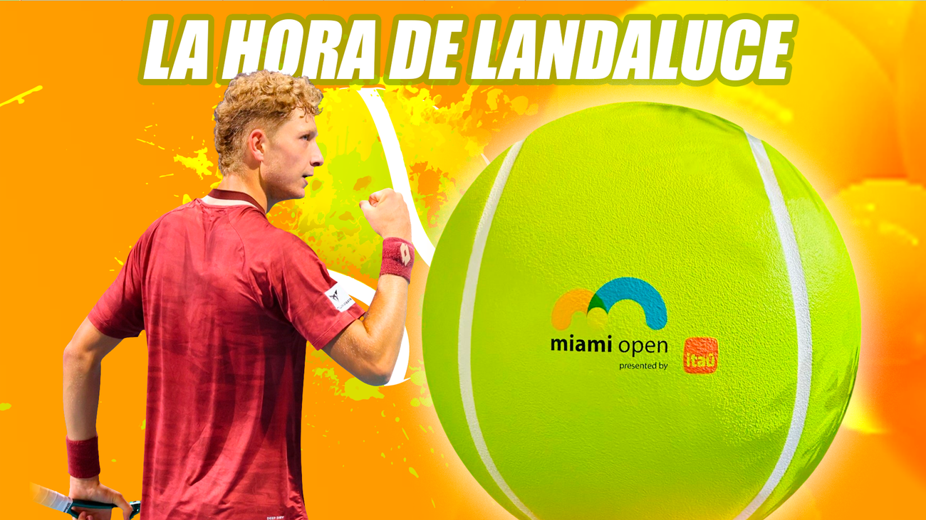 Landaluce se 'carga' a Khachanov y buscará vengar a Alcaraz en octavos de Miami