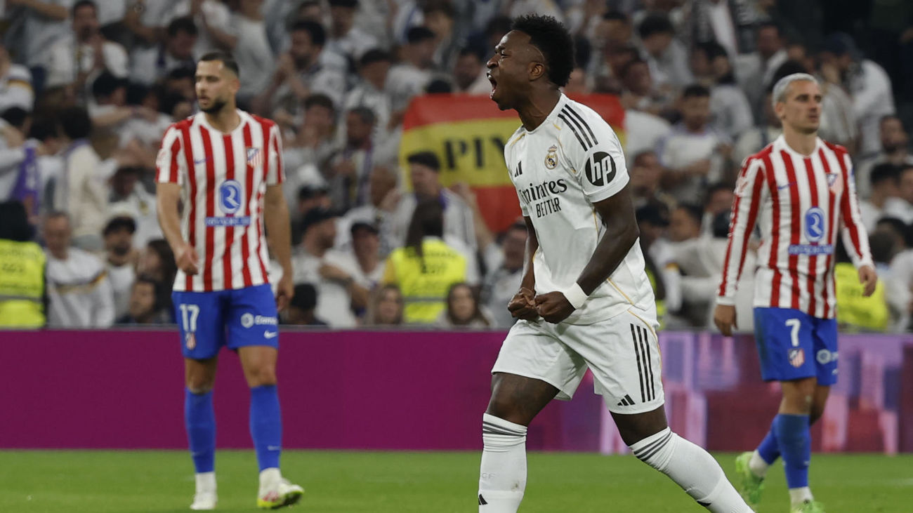 Vinicius ante el Atlético de Madrid