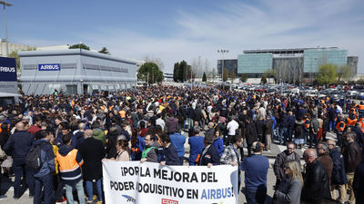 Airbus cita a los sindicatos tras las protestas en Madrid y cinco factorías más