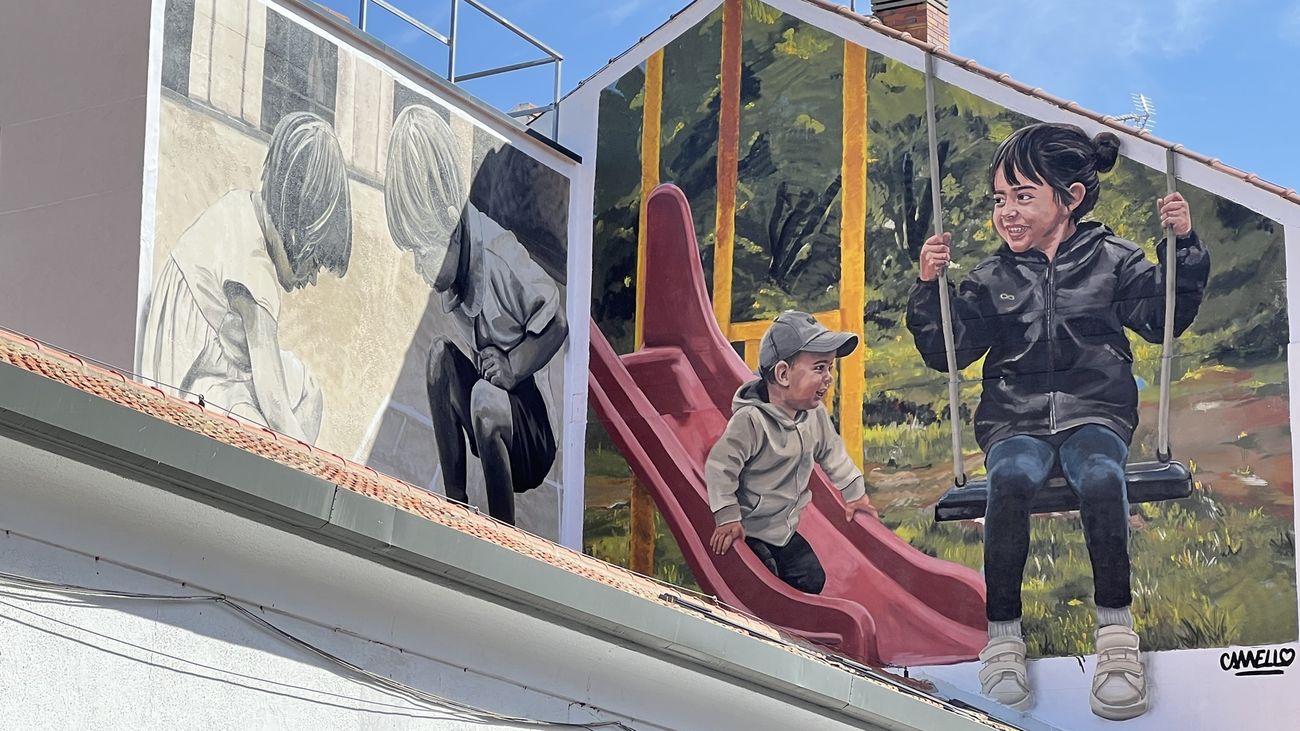 'Niños Futuro', nuevo mural en Los Arcos de Fuenlabrada