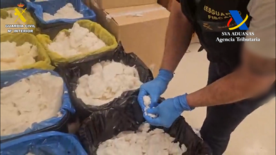 Intervenido un cargamento de 625 kilos de metanfetamina mezclada con aceite de coco procedente de México