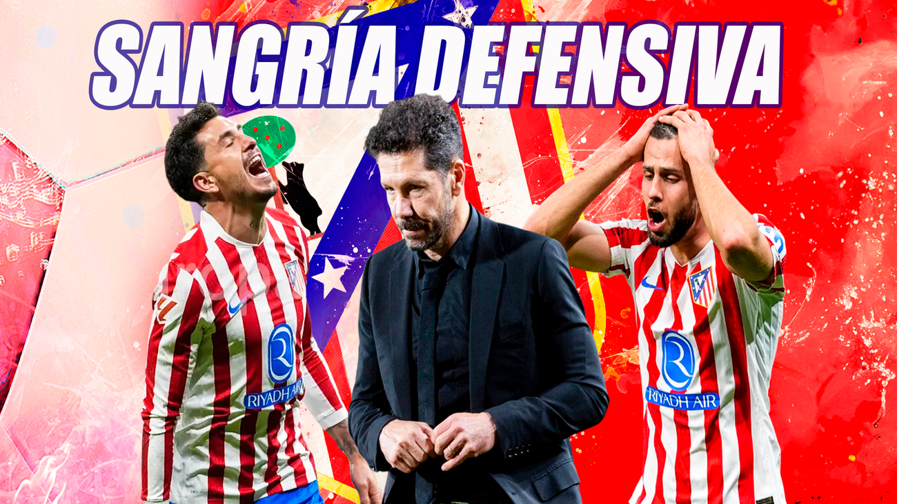 El Atlético de Madrid hace aguas en defensa
