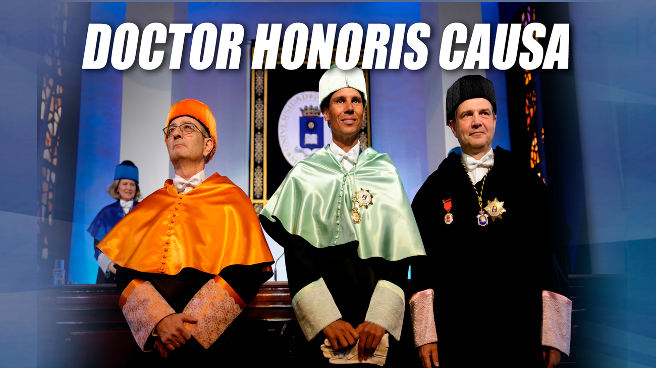 Rafa Nadal, investido doctor ‘honoris causa’ por la Universidad Politécnica de Madrid