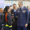 Felipe VI conoce las últimas tecnologías que han llegado en el Ejército del Aire