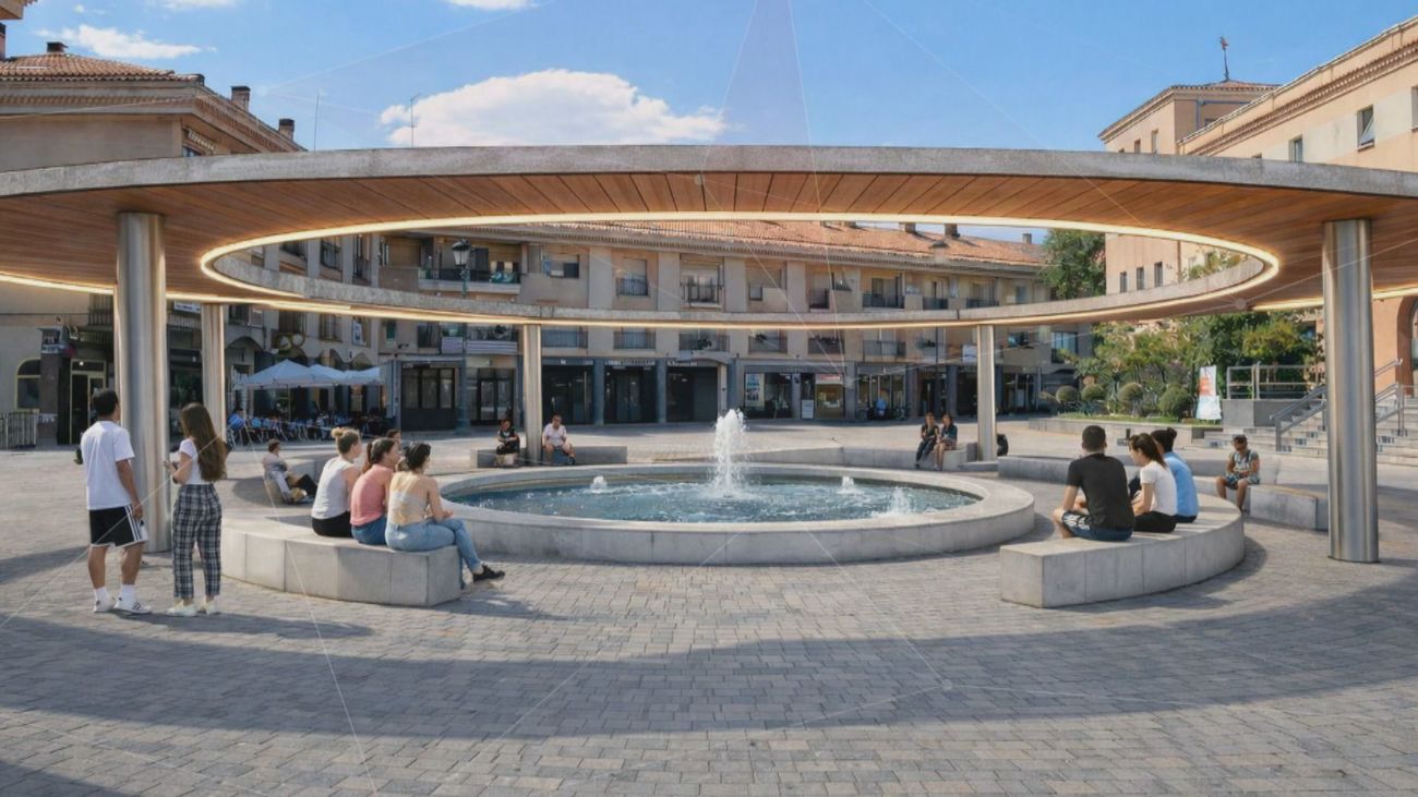 Tres estudiantes ganan el concurso para reformar la Plaza Mayor de Pozuelo