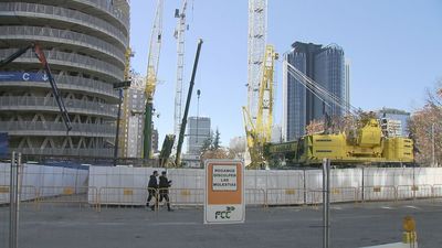 Ratifican la paralización de los aparcamientos y obras aledañas al Santiago Bernabéu