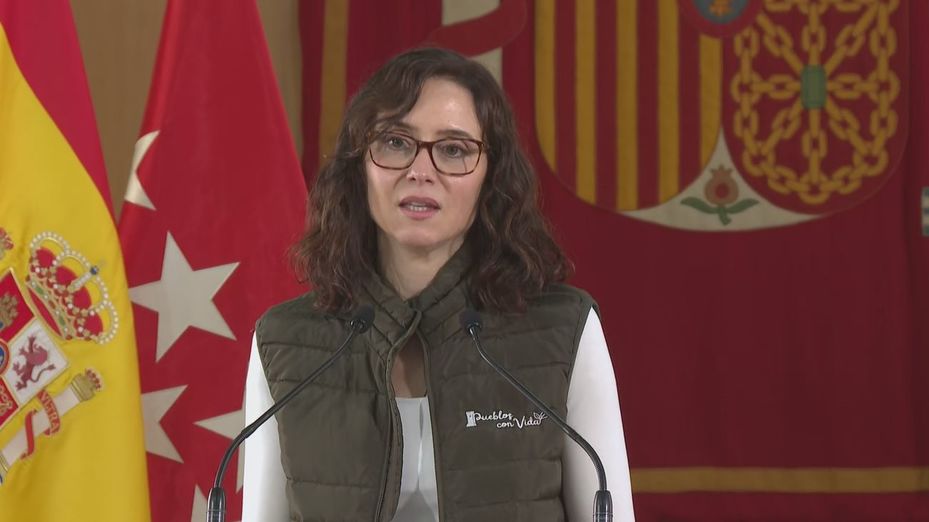 Ayuso sobre el cierre de la estación de Navacerrada: "Es una situación provocada por el Gobierno de Pedro Sánchez"