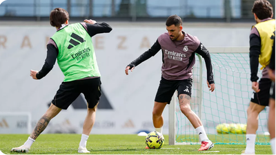 Ceballos hace trabajo parcial con el grupo en el Real Madrid