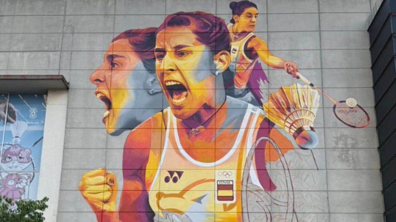 Mural de Carolina Marín