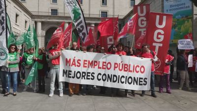 Trabajadores de AEMET se concentran en Madrid y anuncian huelga en Semana Santa