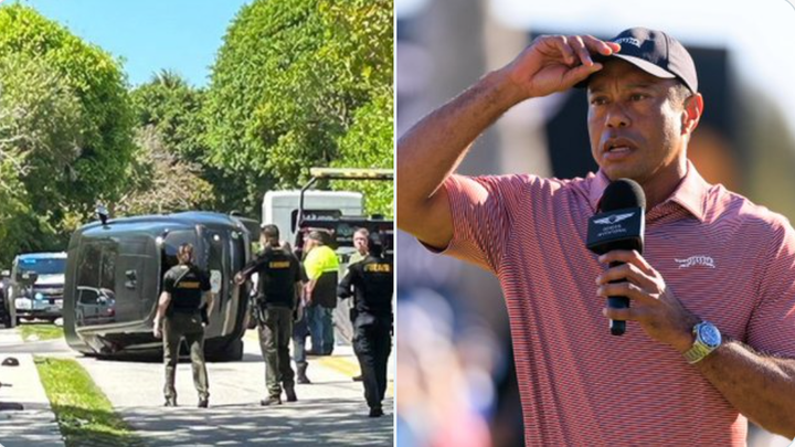 Tiger Woods, involucrado en un accidente de carretera en Florida