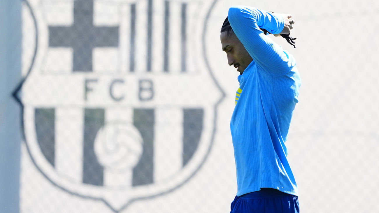 Raphinha, lesionado, no jugará con el Atlético de Madrid