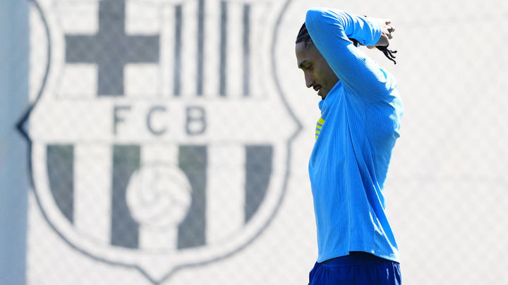 Raphinha, lesionado, no jugará con el Atlético de Madrid