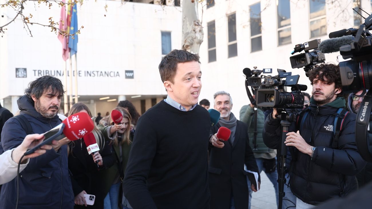 Errejón acude a los juzgados a pesar de que el juez había suspendido su declaración por segunda vez