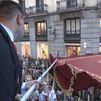 El viento se mantiene presionando y ahora afecta al techo de la  la Virgen María Santísima de la Anunciación