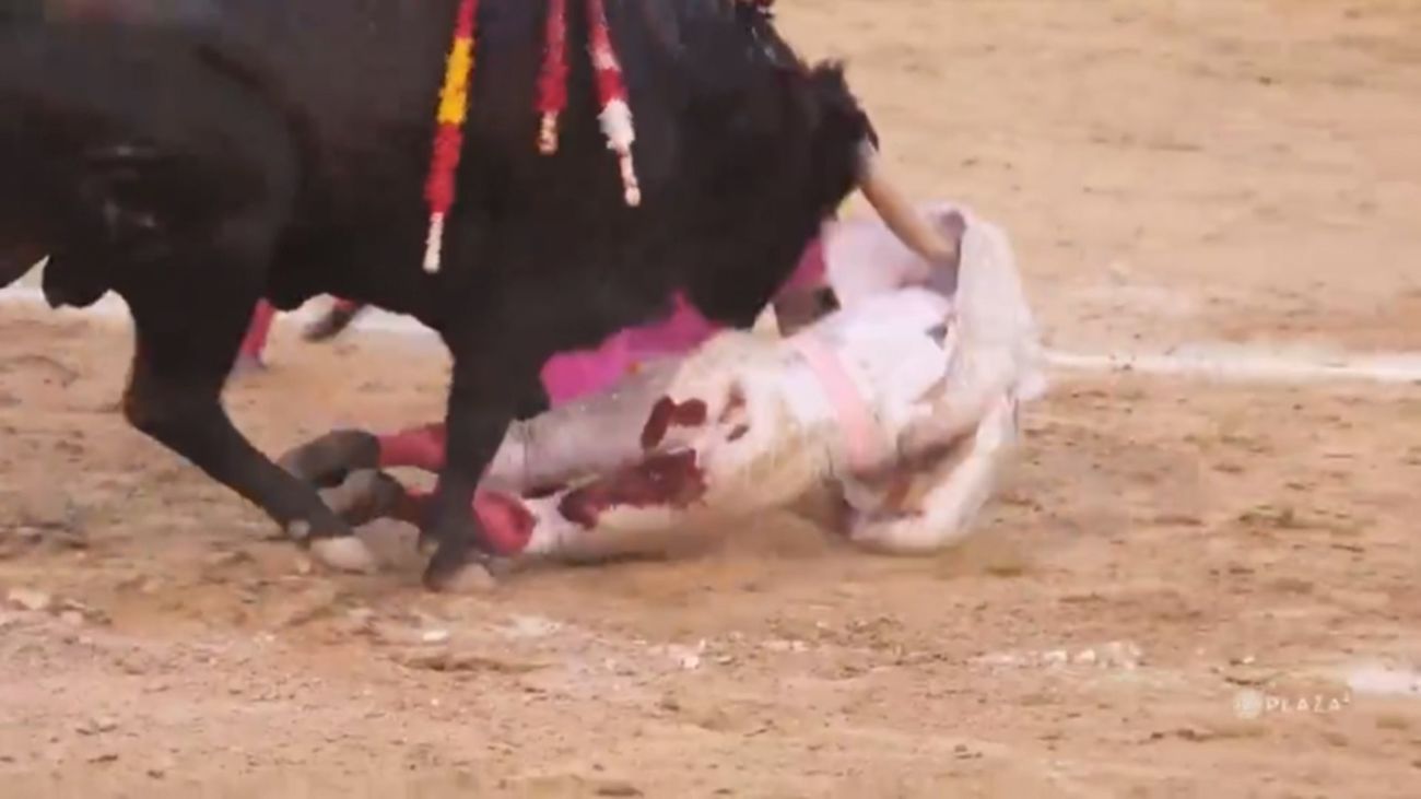 Terrible cogida en Las Ventas del diestro Cristian Pérez
