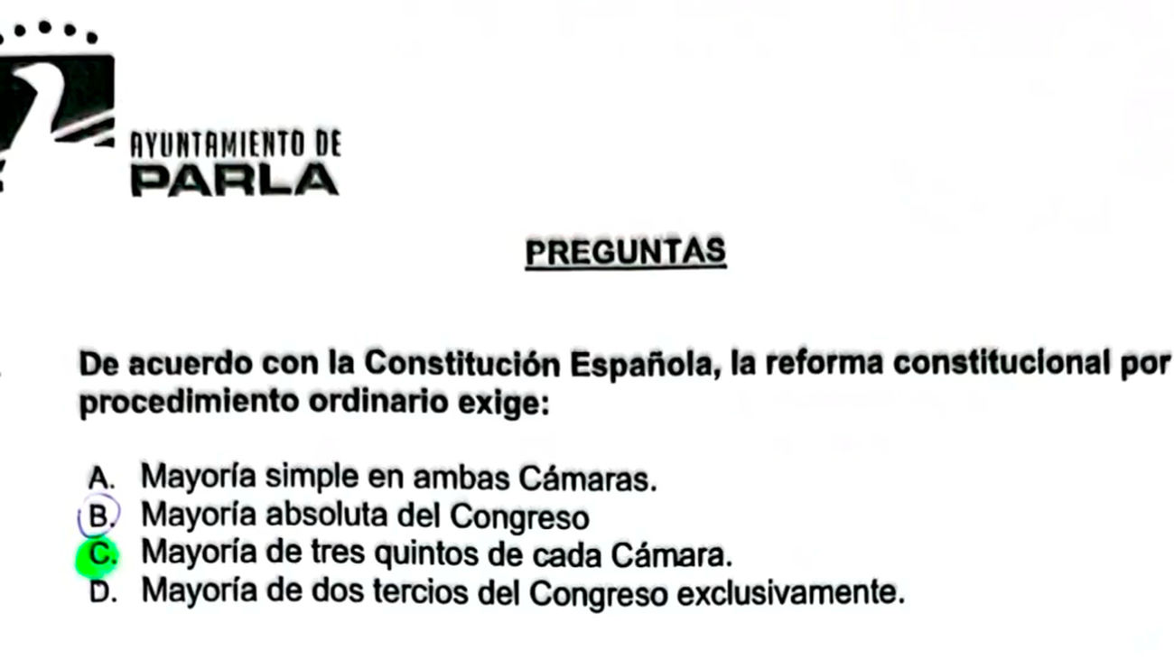 Parla tendrá una comisión de investigación por el escándalo de las oposiciones amañadas