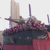 Delicias vive su Lunes Santo con la salida procesional del Cristo del Camino