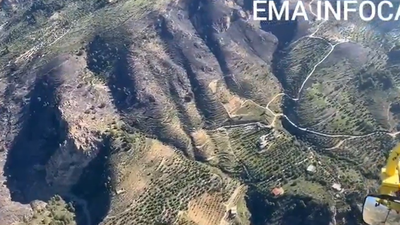 Controlados los incendios de Granada y Murcia tras una noche de trabajo