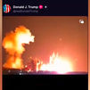 Trump comparte un vídeo de un ataque militar masivo sin detallar ubicación