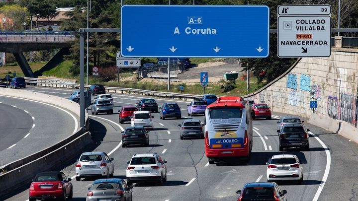 Cortado totalmente este lunes el paso superior de la A-6 por obras de mejora en Galapagar, Collado Villalba y Las Rozas