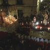 Encuentro solemne entre el Cristo Atado a la Columna y la Virgen de las Lágrimas y el Consuelo emociona a Alcalá de Henares