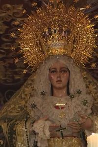 Emotiva estación de penitencia de Jesús del Gran Poder y la Macarena en Las Carboneras