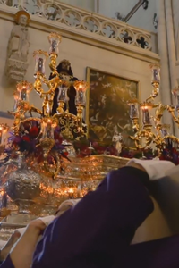 La ajustada y emocionante  entrada de Jesús 'El Pobre' a la Catedral de la Almudena