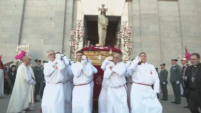 Salida ancestral de El Divino Cautivo de la Catedral de la Almudena